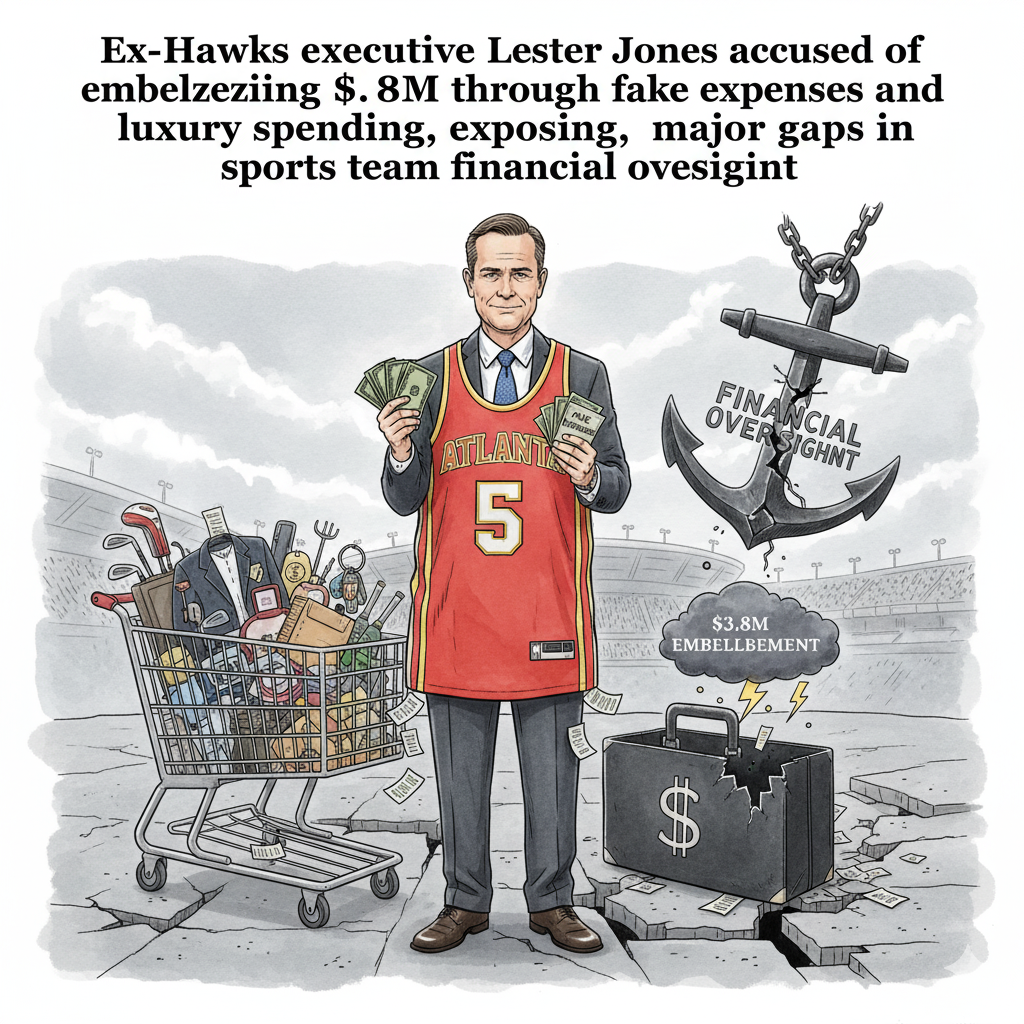 Ex-Hawks Executive’s $3.8 Million Fraud Scandal Exposes Financial Oversight Gaps in Sports Franchises