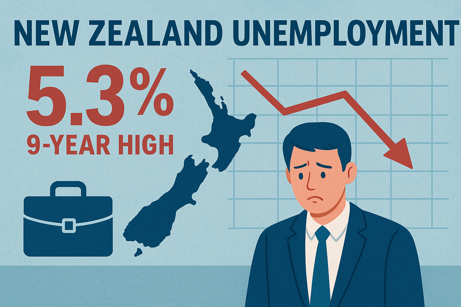 New Zealand’s Jobless Rate at Nine-Year High: What It Means for Investors and the Economy