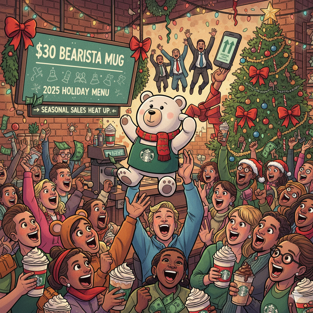 Starbucks Brews Holiday Magic — and Investor Buzz — with Its 2025 Festive Menu and $30 Bearista Mug Craze