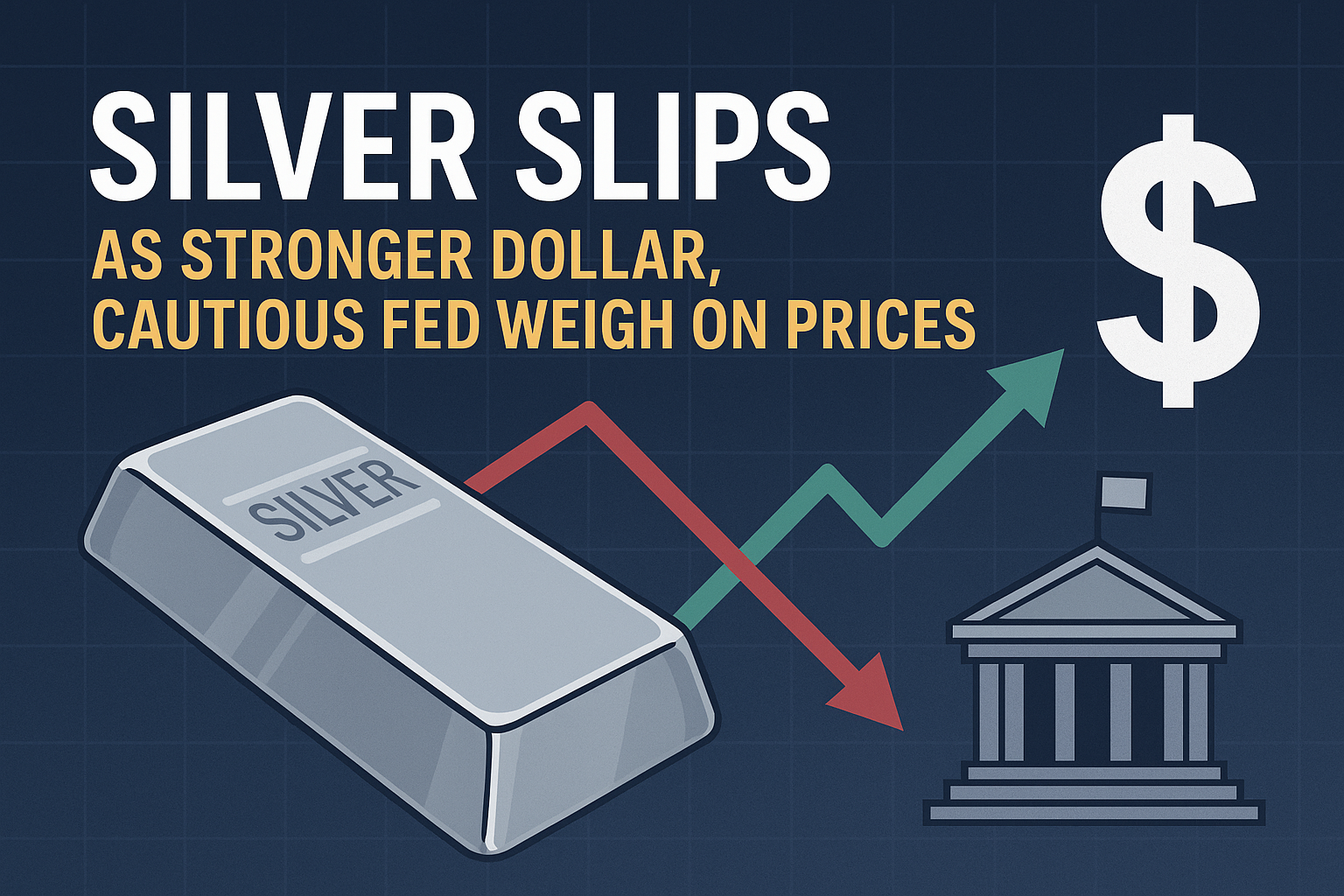 Silver Slips as Stronger Dollar and Hawkish Fed Cloud Precious Metal Outlook