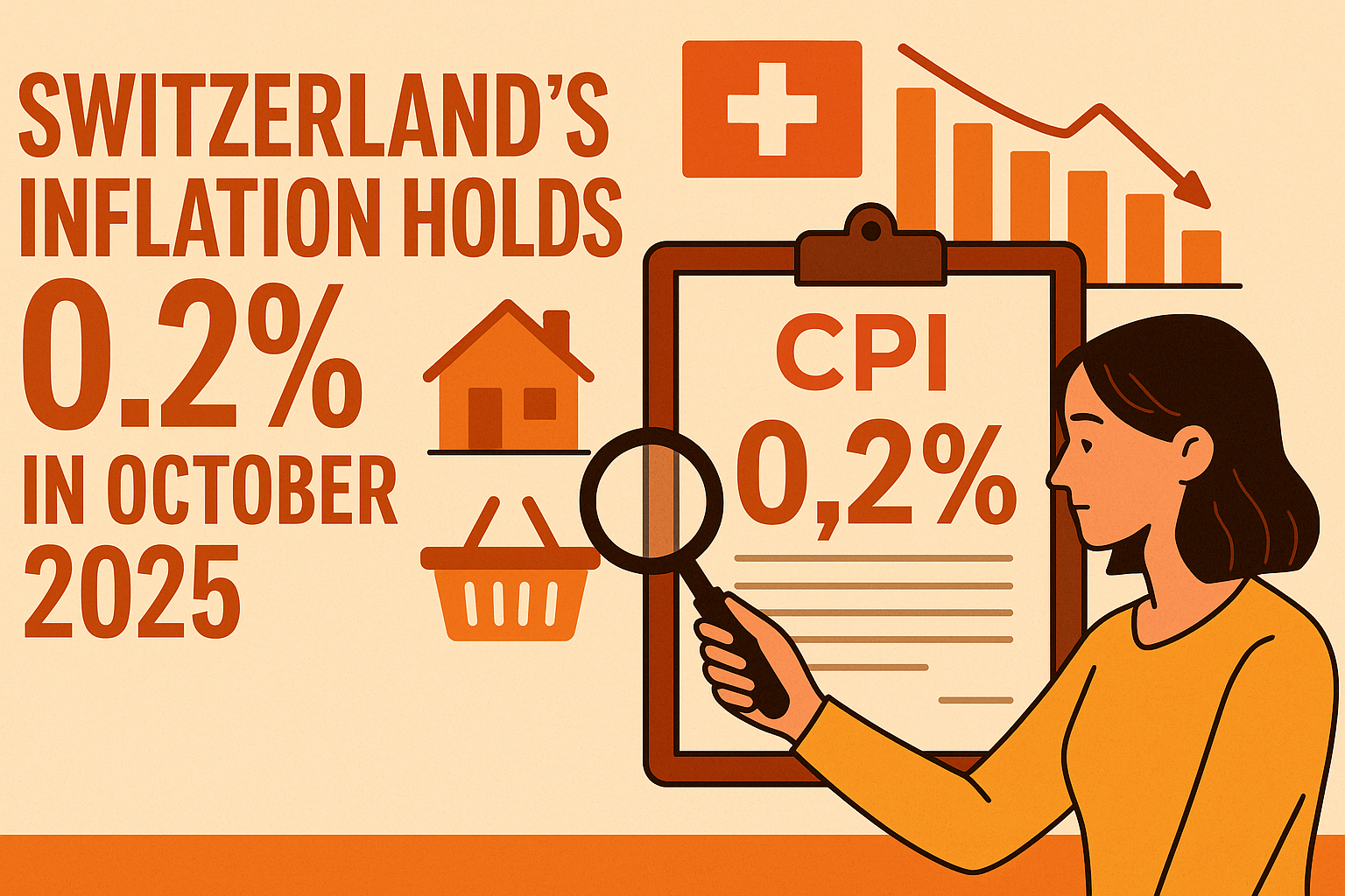 Switzerland’s Inflation Holds at 0.2% in October 2025, Highlighting Stable but Subdued Price Growth