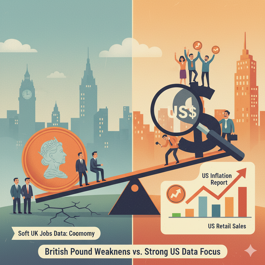 Pound Sterling Declines After UK Jobs Report as Markets Turn Focus to US Economic Data