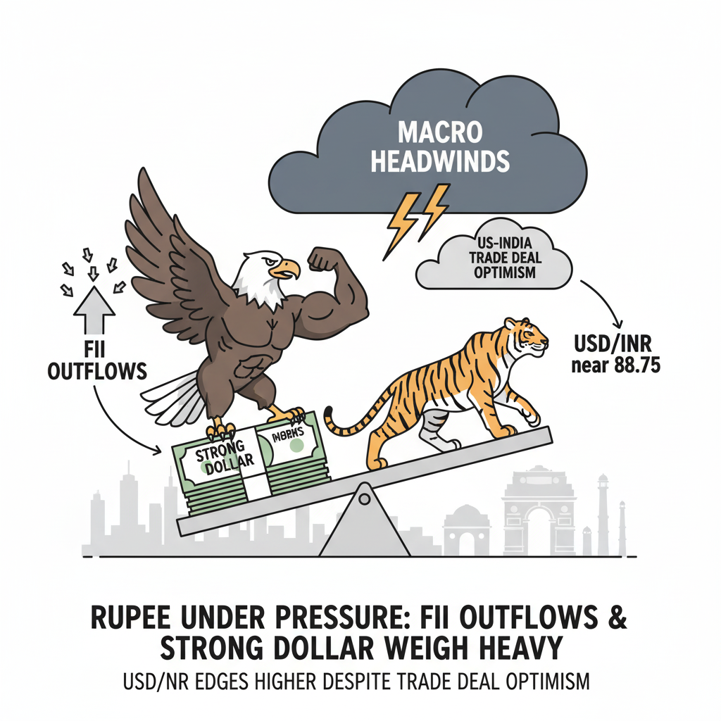 USD/INR Rises Despite Trade Deal Optimism: Why the Rupee Is Struggling to Find Its Footing