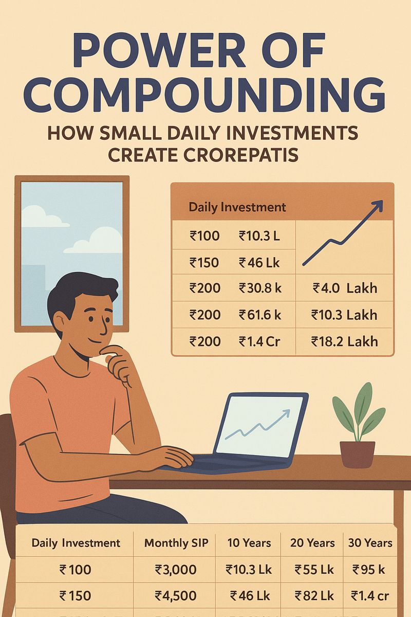 Power of Compounding: How Small Daily Investments Create Crorepatis