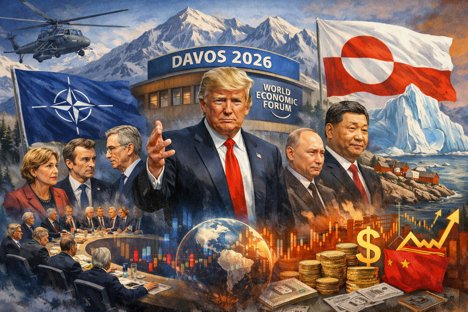 Davos Summit 2026: Trump’s Return Sparks Global Debate on NATO, Greenland, and Economic Power Shifts