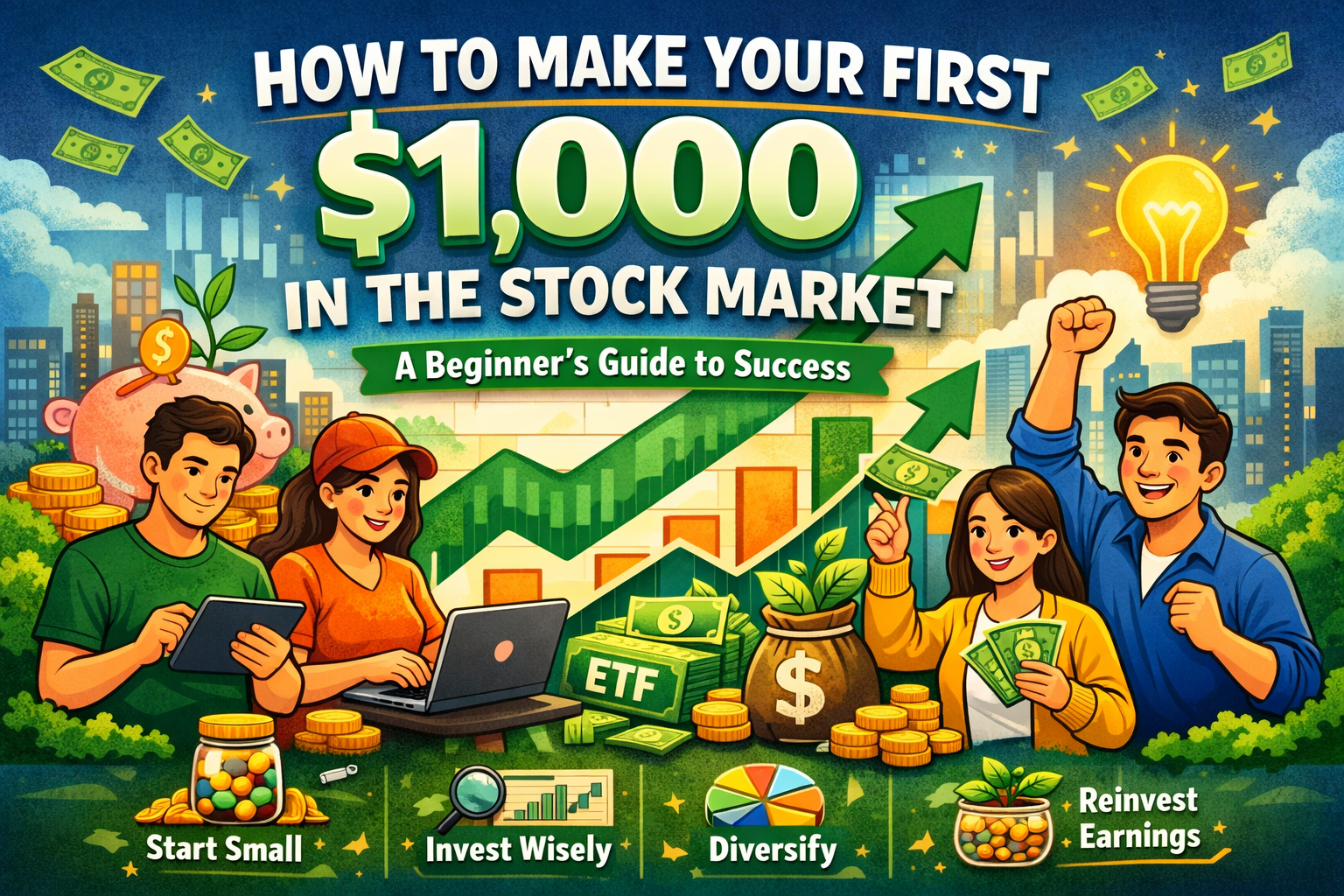 How to Make Your First $1,000 in the Stock Market: A Beginner’s Guide to Success