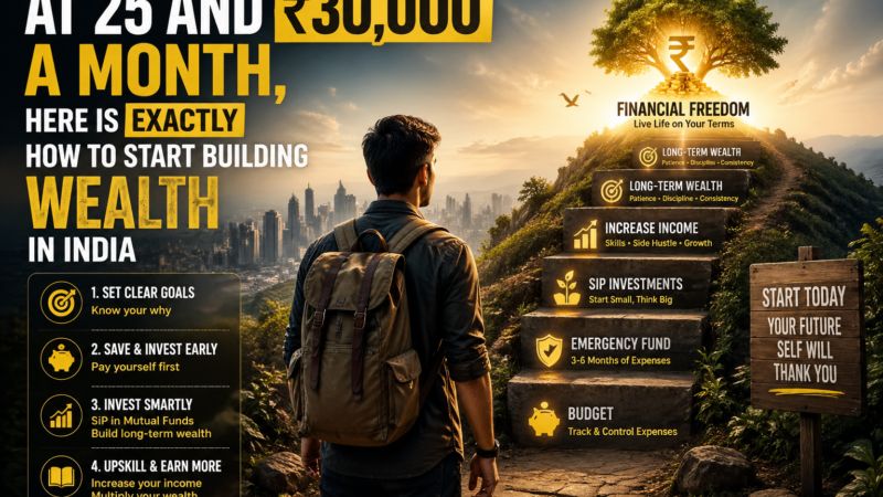 At 25 and ₹30,000 a Month, Here Is Exactly How to Start building Wealth in India