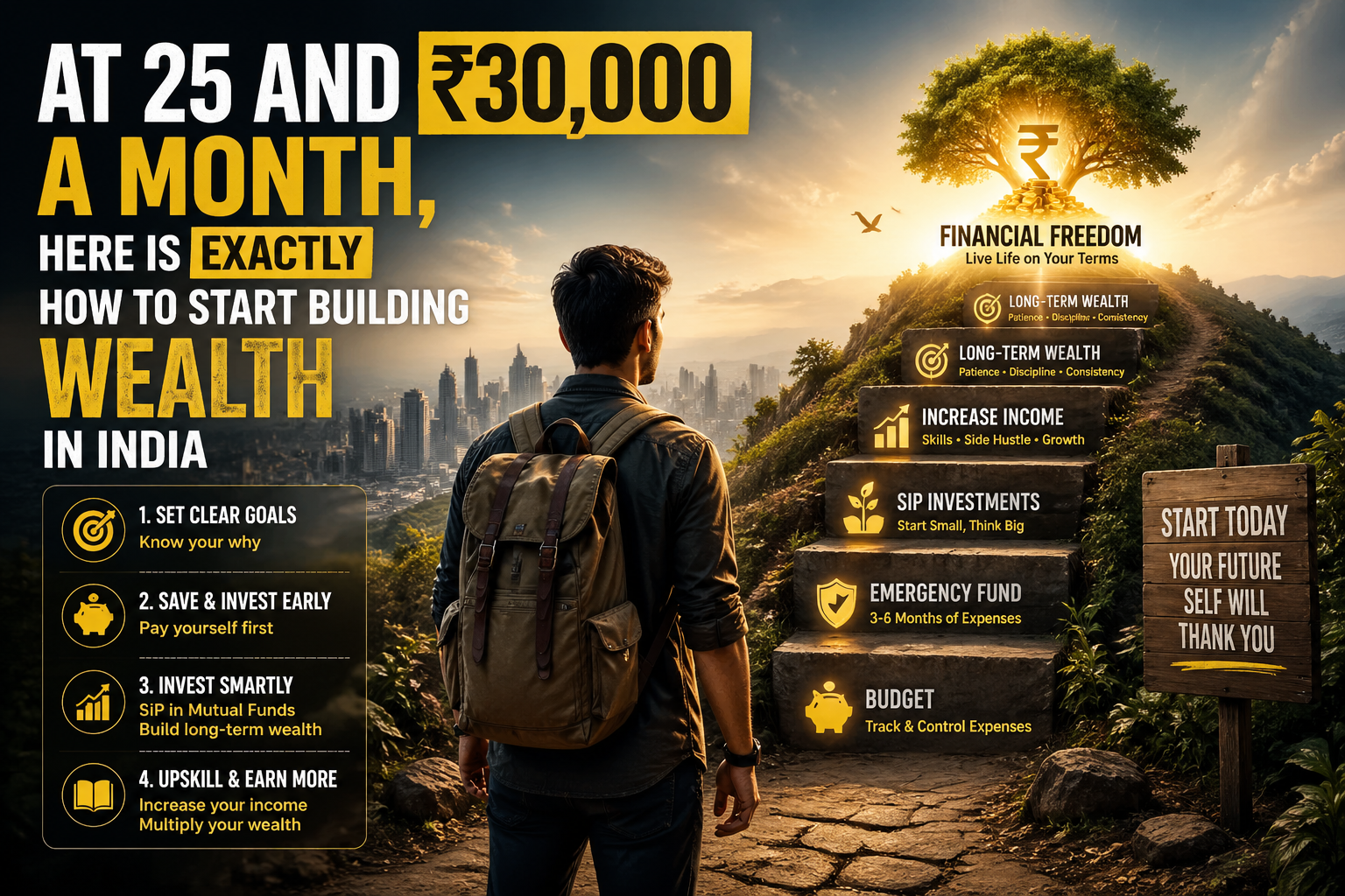 At 25 and ₹30,000 a Month, Here Is Exactly How to Start building Wealth in India
