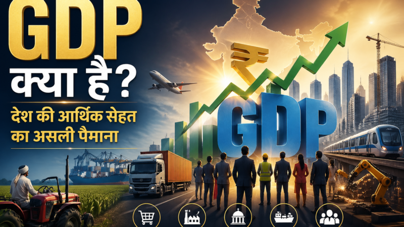 GDP क्या है? — देश की आर्थिक सेहत का असली पैमाना
