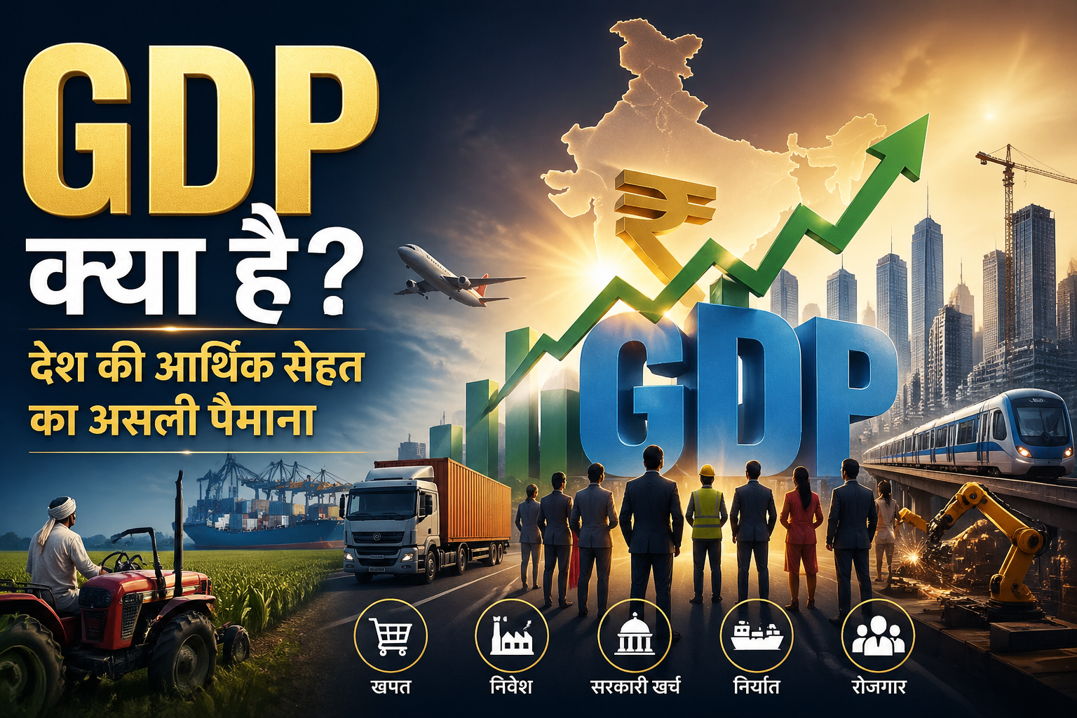 GDP क्या है? — देश की आर्थिक सेहत का असली पैमाना