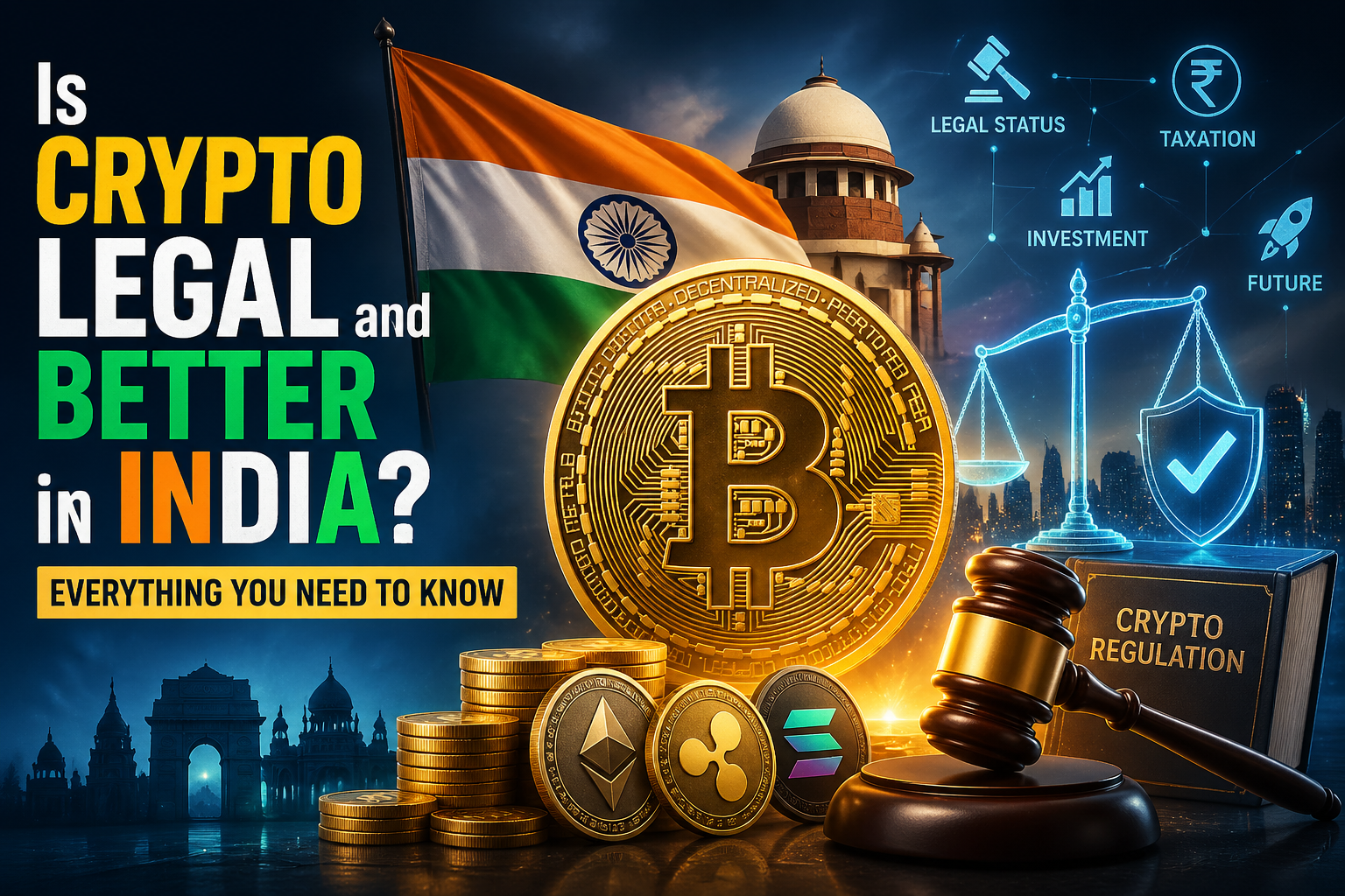 Is Crypto Legal and Better in India? Everything You Need to Know