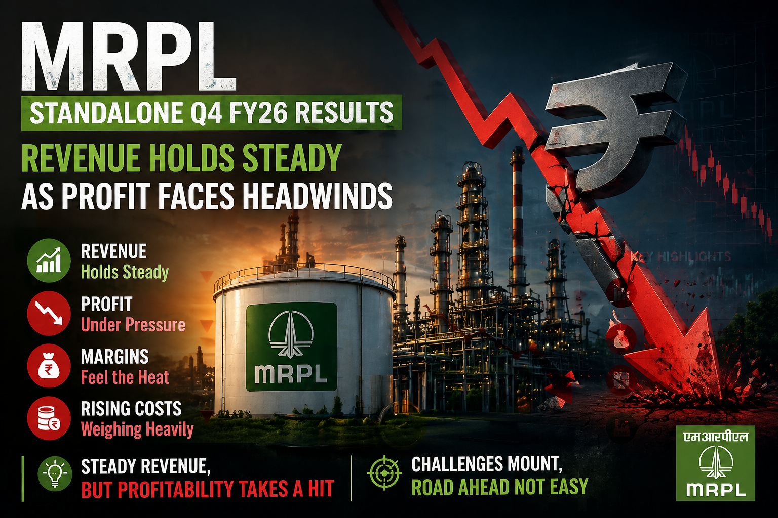 MRPL Standalone Q4 FY26 Results : Revenue Holds Steady as Profit Faces Headwinds
