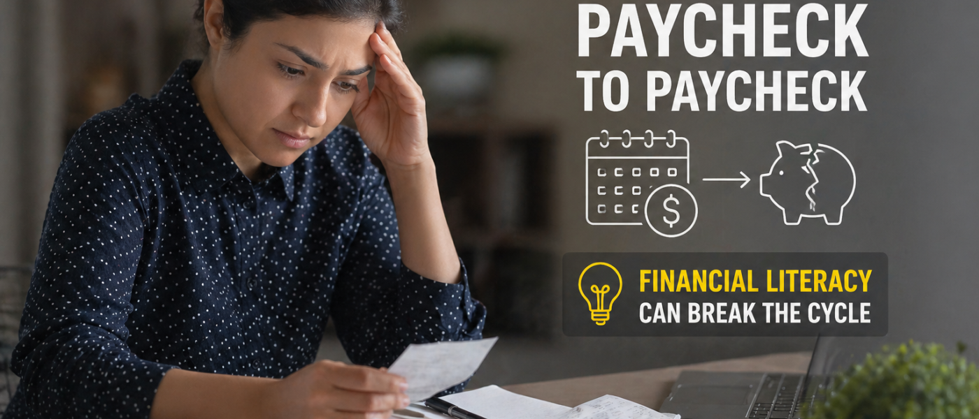 Why Millions Live Paycheck to Paycheck — And How 5 reason Financial Literacy Can Break the Cycle