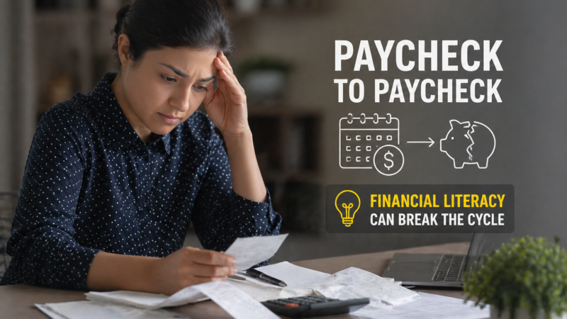 Why Millions Live Paycheck to Paycheck — And How 5 reason Financial Literacy Can Break the Cycle