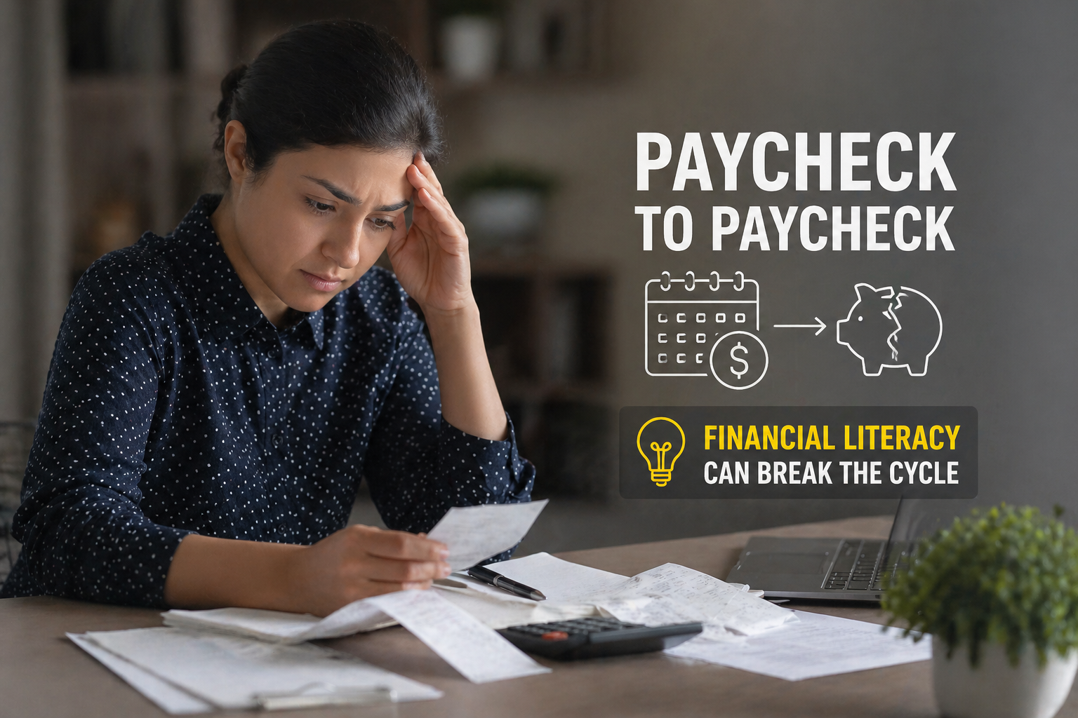 Why Millions Live Paycheck to Paycheck — And How 5 reason Financial Literacy Can Break the Cycle