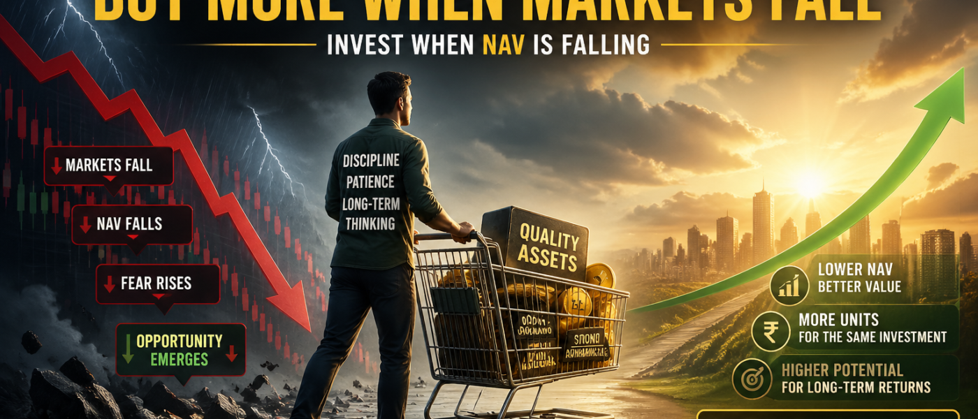 “Turn Every Market Crash Into a Profit Opportunity: invest when NAV is falling