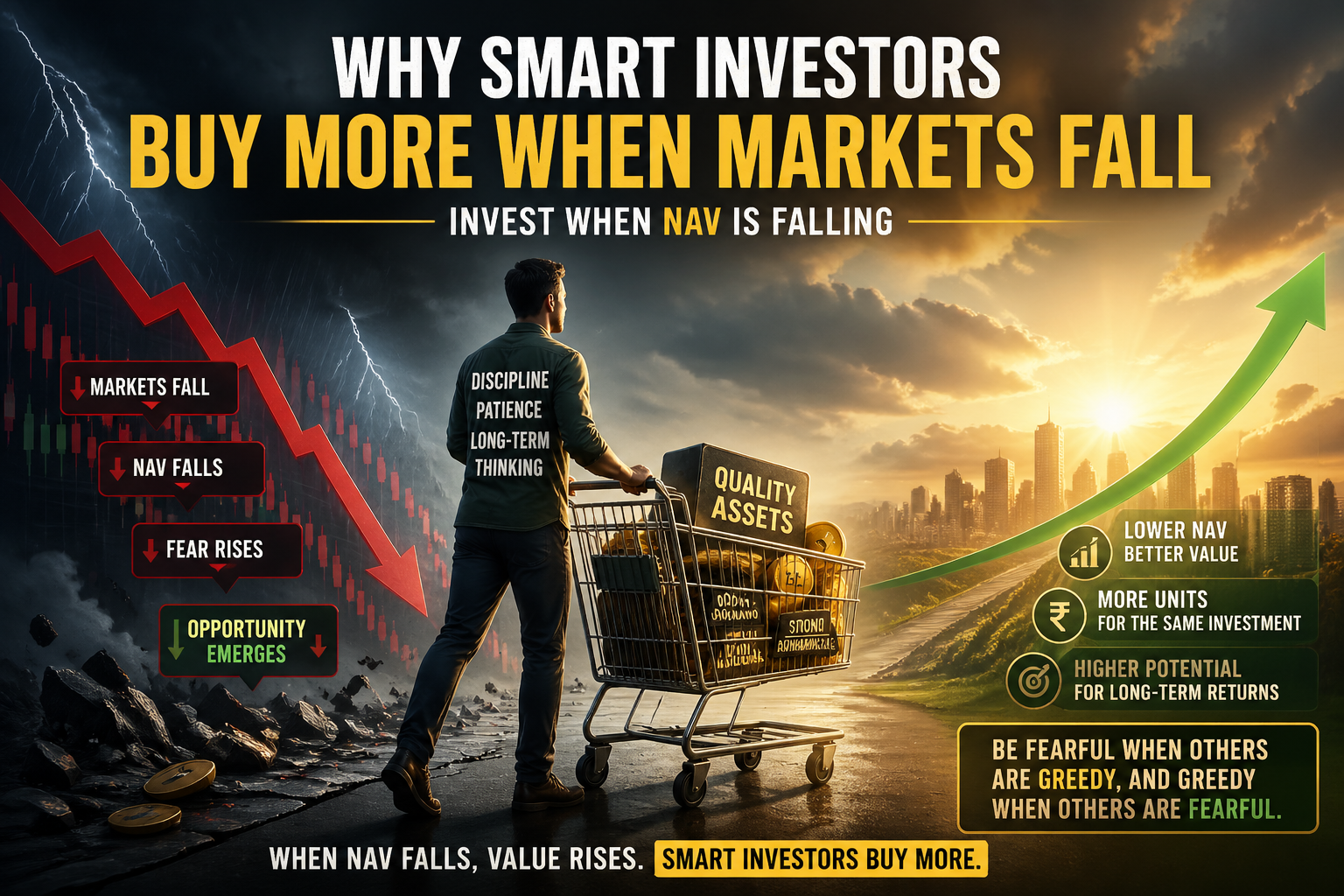 “Turn Every Market Crash Into a Profit Opportunity: invest when NAV is falling