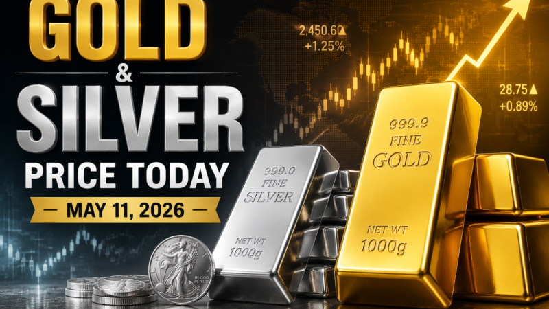 Gold  & Silver Price Today — May 11, 2026
