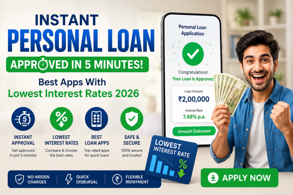 Instant Personal Loan Approved in 5 Minutes!