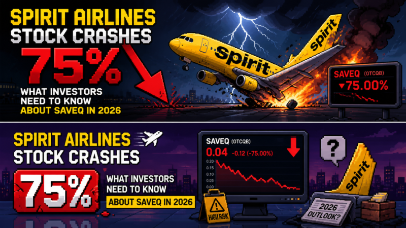 Spirit Airlines Stock Crashes 75%: What Investors Need to Know About SAVEQ in 2026