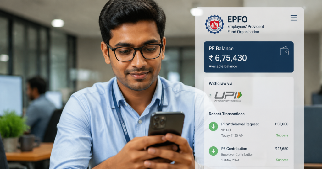 EPFO UPI withdrawal feature