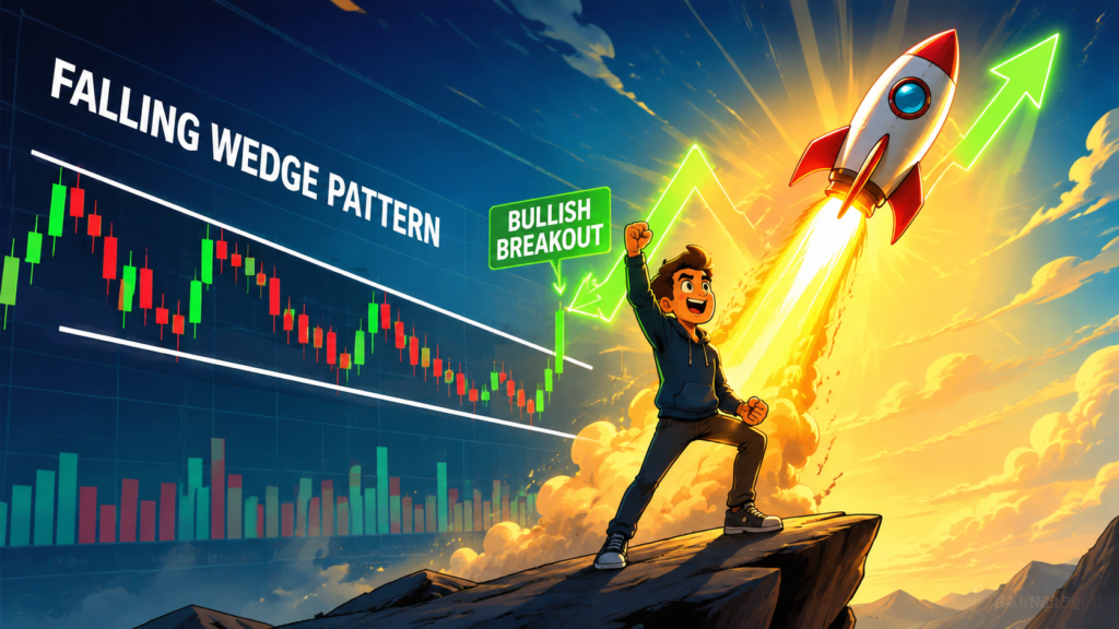 Falling Wedge Pattern