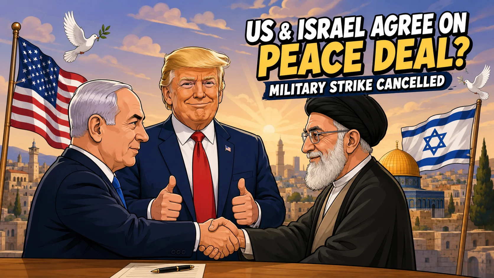 Donald Trump Tweet Signals Hope for Peace in the Middle East